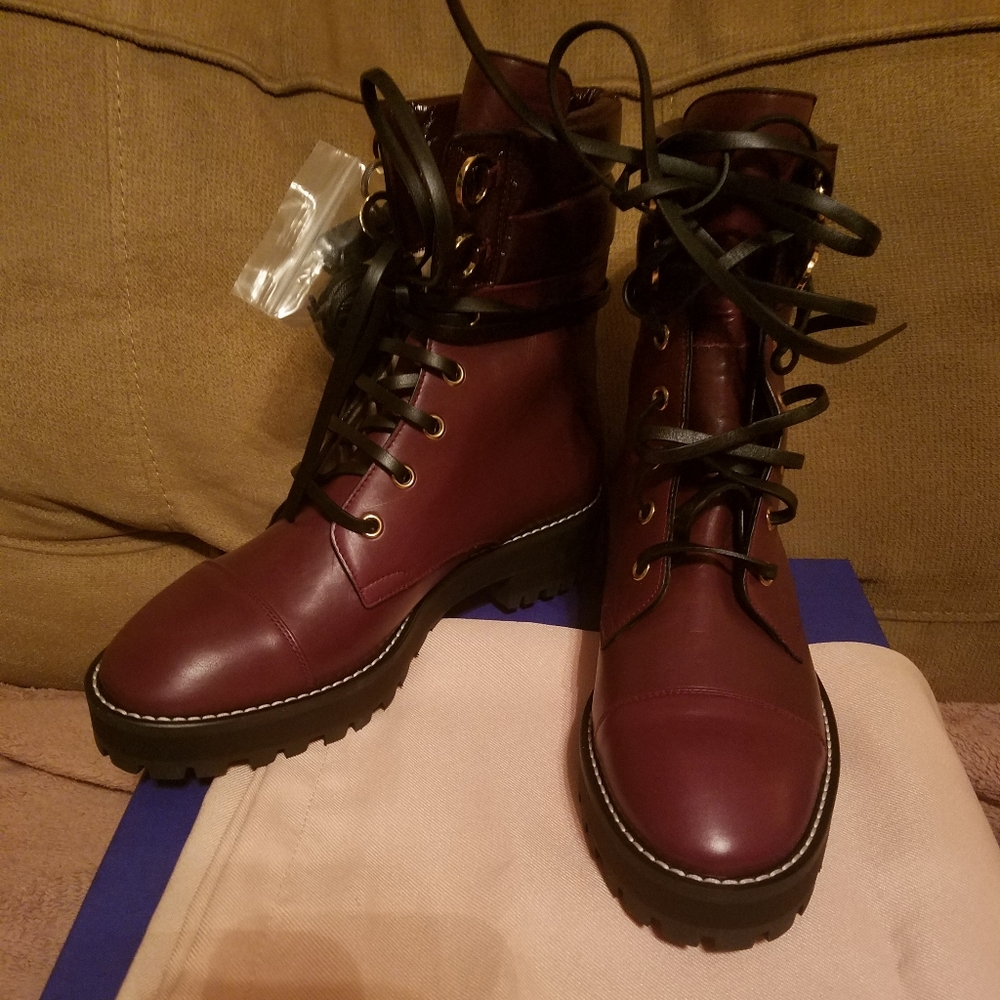 Stuart Weitzman Lexy Combat Boot - Picture 4 of 5